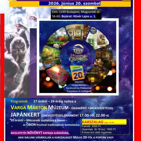 2026 plakat a3 múzeumok Éjszakaja public