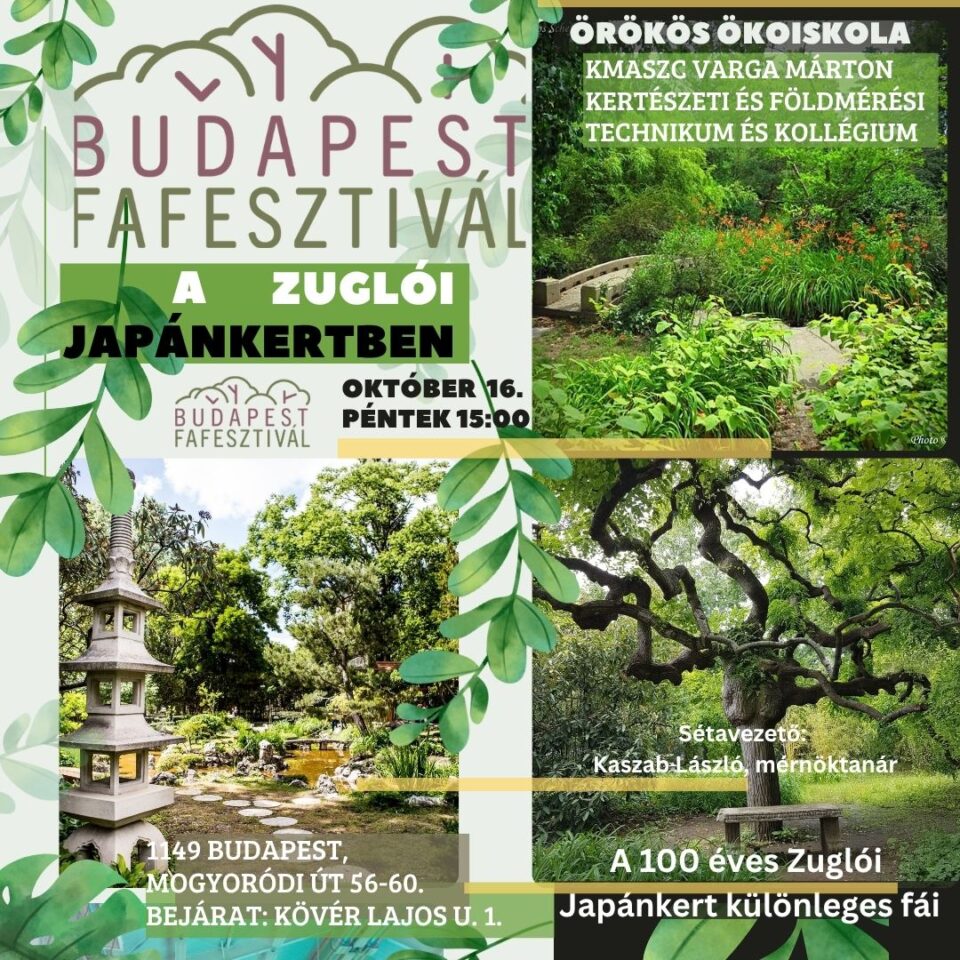 Fafesztivál 2026 Japánkertben október