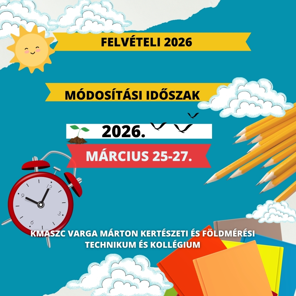 Felvételi módosítás 2026