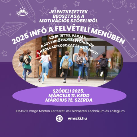 Felvételi motivációs infó