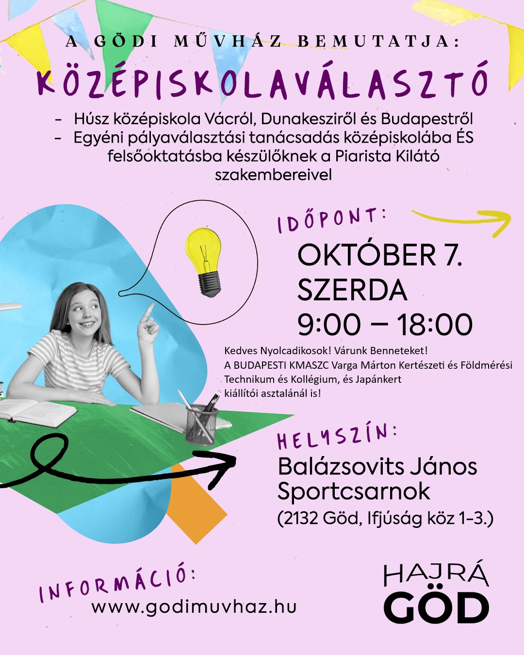 GÖD Közéiskolaválasztó 2026 okt.7.