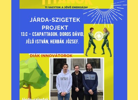 Innovátorok Járda szigetek projekt földmérő térinformatika szakos diákoktól