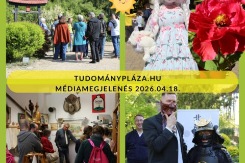 Japánkerti Élménynap 2026 cikk tudománypláza.hu médiamegjelenés