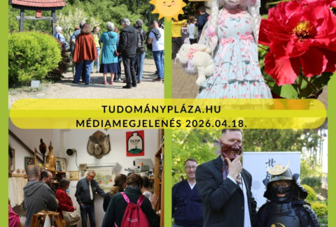 Japánkerti Élménynap 2026 cikk tudománypláza.hu médiamegjelenés