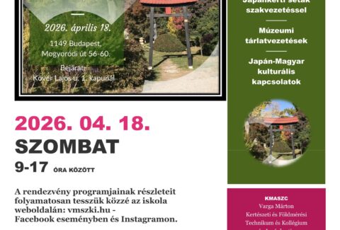 Japánkerti nap 2026 plakát a3 elővételi jegy 2500ft