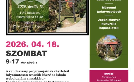 Japánkerti nap 2026 plakát a3 elővételi jegy 2500ft