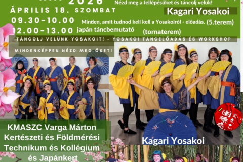 Kagari yosakoi japánkerti nap 2026