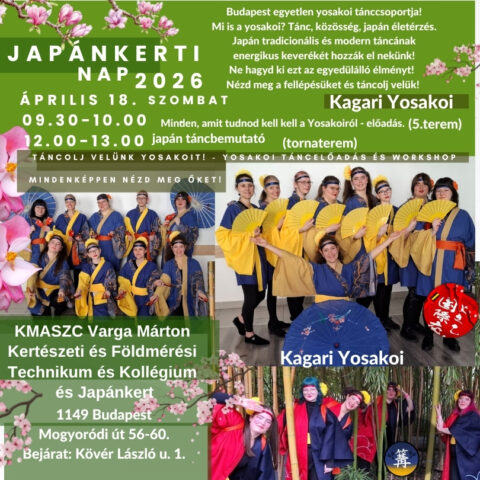 Kagari yosakoi japánkerti nap 2026