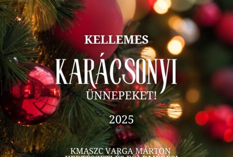 Kellemes karácsonyi Ünnepeket 2025 képeslap