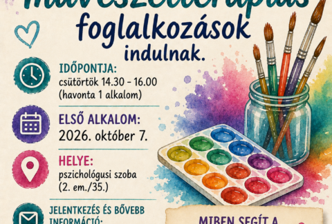 Művészetterápia plakát