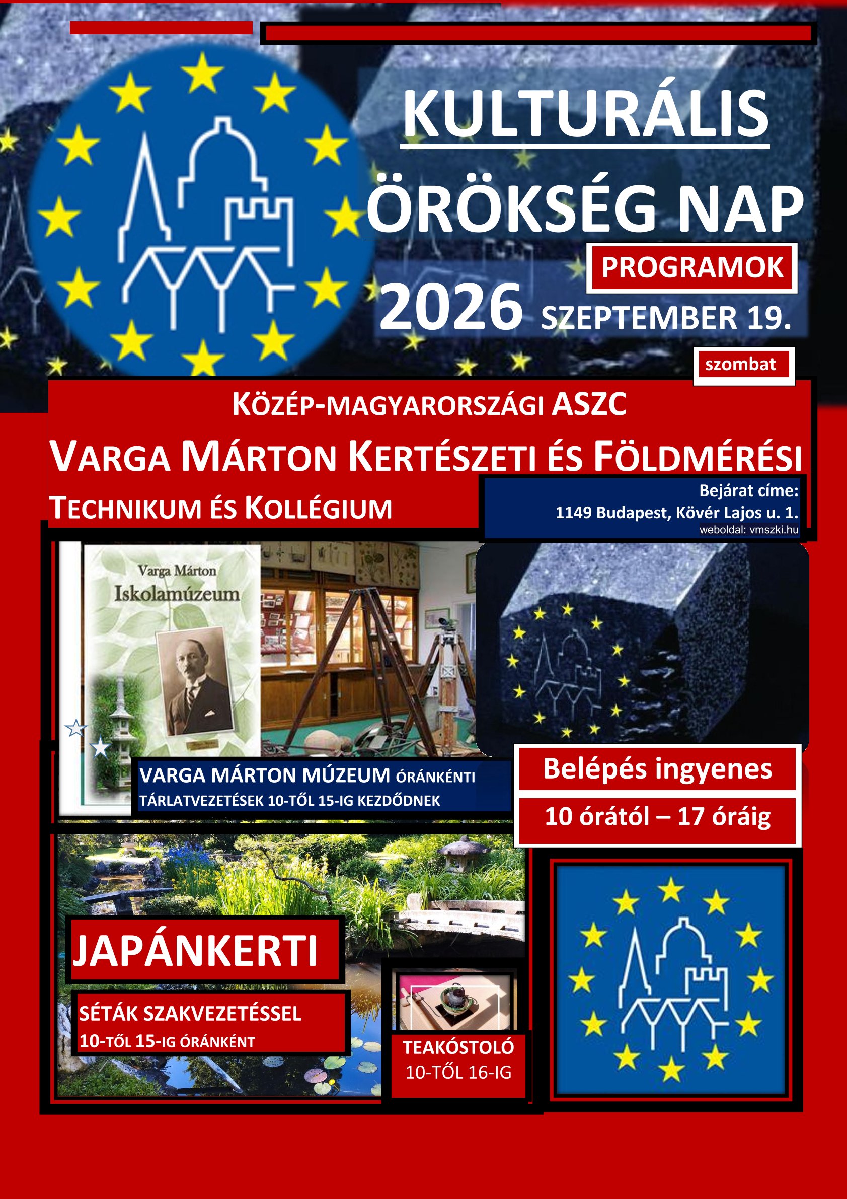 Plakát Kulturális Örökség A3 2026 print jpg