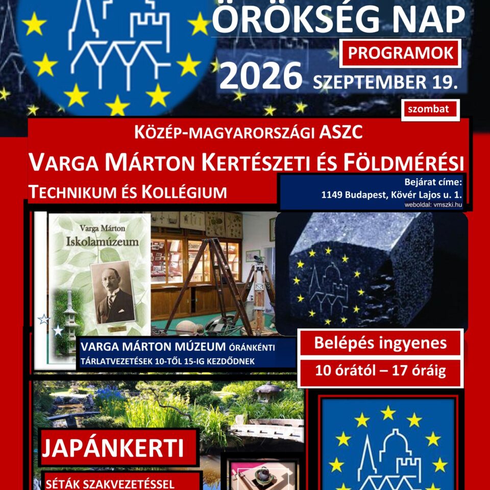 Plakát Kulturális Örökség A3 2026 print jpg