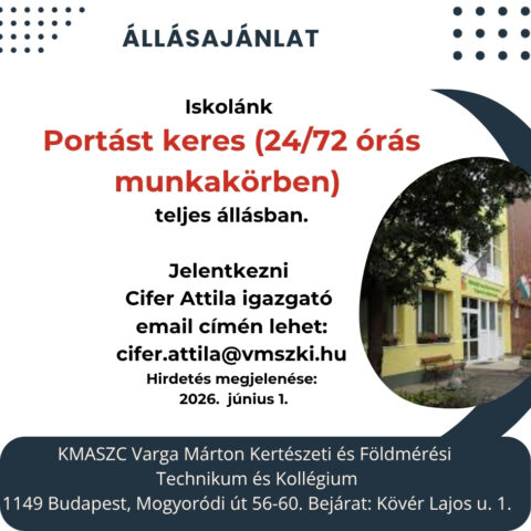 Portás állásajánlat