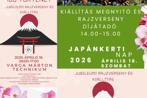 Rajzverseny díjátadó és kiállítás megnyitó japánkerti nap 2026
