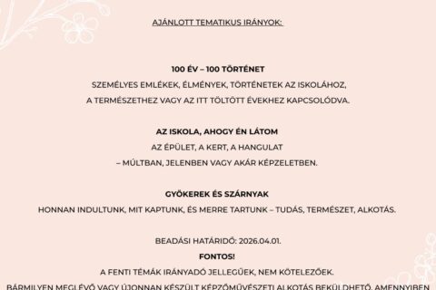 Rajzverseny témái 2026