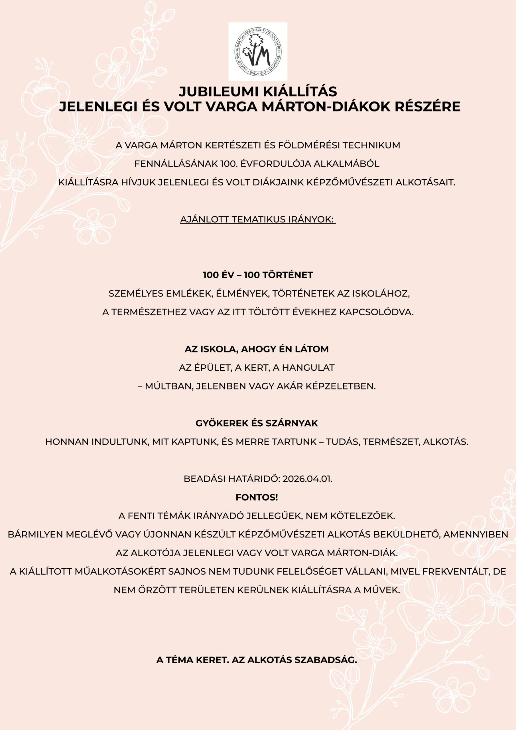 Rajzverseny témái 2026