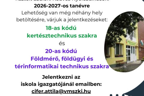 Rendkívüli felvételi 2026