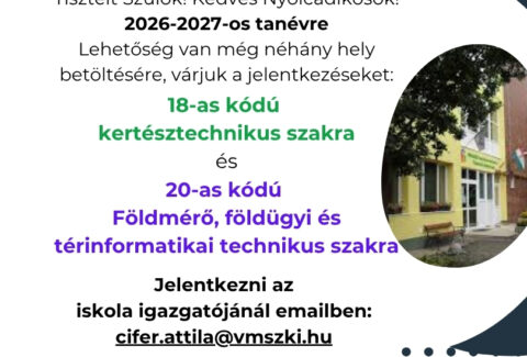 Rendkívüli felvételi 2026