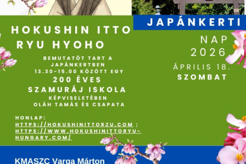 Szamuráj iskola bemutató japánkerti nap 2026