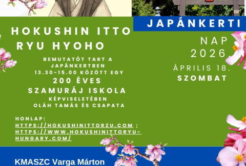 Szamuráj iskola bemutató japánkerti nap 2026