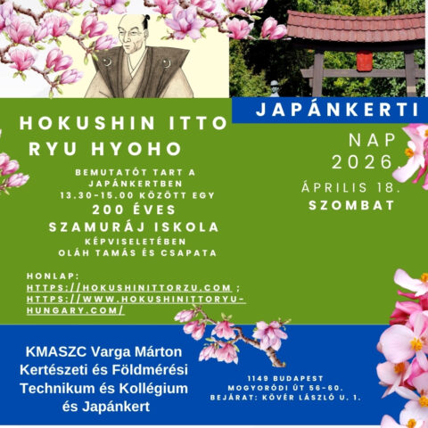 Szamuráj iskola bemutató japánkerti nap 2026