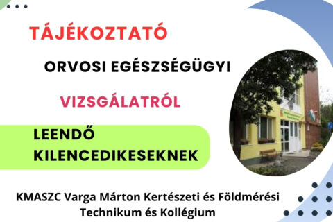 Tájékoztató orvois egészségügyi vizsgálatról - borítókép