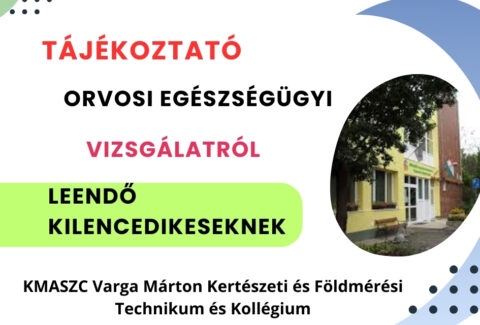 Tájékoztató orvois egészségügyi vizsgálatról - borítókép